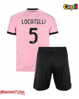 Juventus Manuel Locatelli #5 Echipament de Fotbal Replică 2026-27 Copii Deplasare (+ Șorturi)